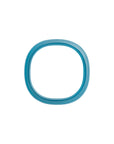 Soft Edge Bangle clear teal