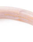Soft Edge Bangle ivory rose marble