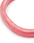 Soft Edge Bangle watermelon marble
