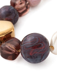 Portofino Necklace ivory rose marble