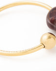 Pearl Bangle bordeaux marble