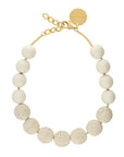 Raffia Beads Necklace Sand