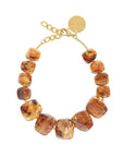 Big Organic Shaped Necklace Bernstein - Vanessa Baroni