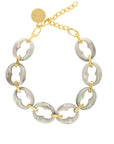 Turtle Necklace Short Snow Green Marble - Vanessa Baroni