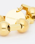 Ball Chain Necklace Short Gold
