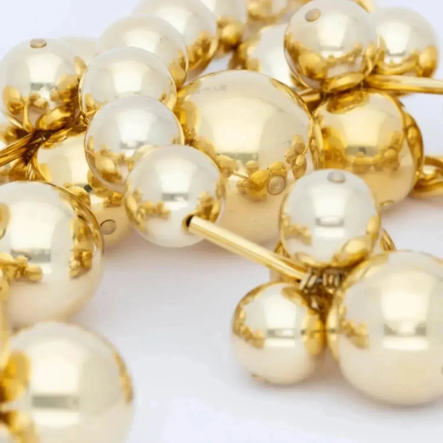 New Multi Beads Collier Gold - Vanessa Baroni