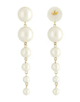 Waterfall Pearl Earring Pearl - Vanessa Baroni