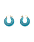Circlet Earring clear teal