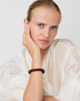 Mini Beads Flex Bracelet bordeaux marble