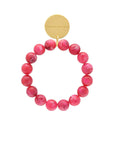 Mini Beads Flex Bracelet Raspberry Marble