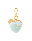 Heart Key Chain Charm cloud marble