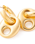 Disc Creole Earring gold