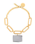 Bold Mirror Amulet gold
