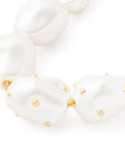 Big Organic Stud Pearl Necklace pearl