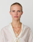 Single Big Organic Stud Pearl Necklace pearl