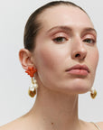 Shore Earrings coral