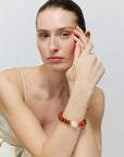 Beach Stone Flex Bracelet coral