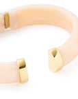 Clic Bangle latte marble