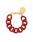 Flat Chain Bracelet Coral X LULLI