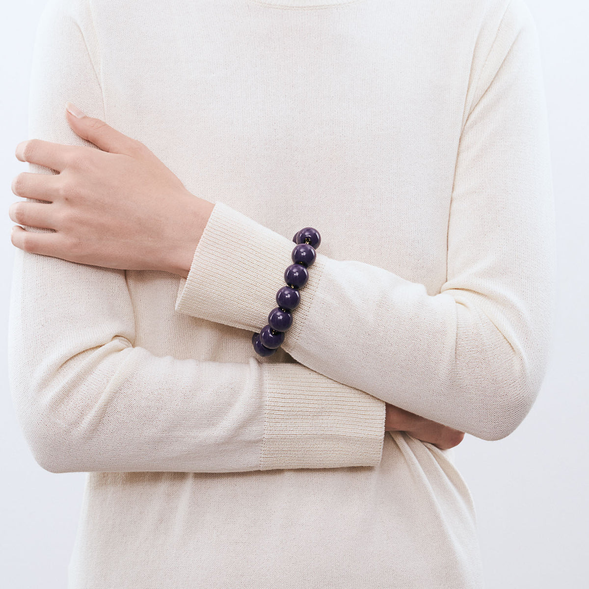 Beads Bracelet Purple
