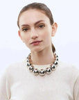 Beads Necklace Silver - Vanessa Baroni