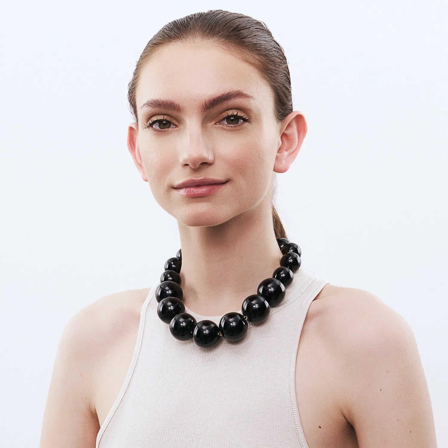 Beads Necklace Black