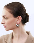 Moon Earring Silver - Vanessa Baroni
