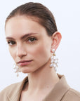 Hanging Grape Pearl Earring Pearl