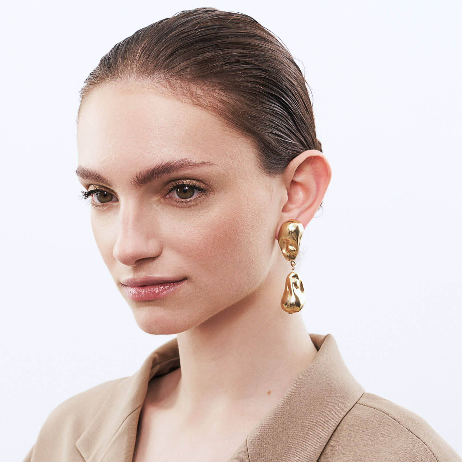 Nugget Earring Gold