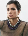 Beads Necklace Silver - Vanessa Baroni