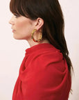 Bamboo Big Earring Gold