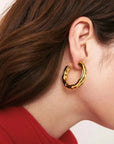 Bamboo Small Earring Gold