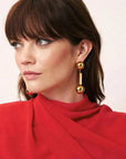 Ball Chain Earring Gold