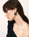 Moon Earring Ultrablack - Vanessa Baroni