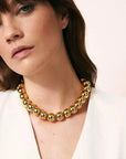 Small Beads Necklace Short Gold - Vanessa Baroni