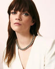 Mini Beads Necklace Silver - Vanessa Baroni
