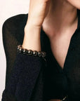 Mini Beads Bracelet Ultrablack - Vanessa Baroni