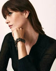 Flat Chain Bracelet Ultrablack - Vanessa Baroni