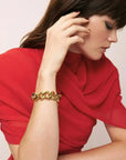 Mini Flat Chain Bracelet Gold - Vanessa Baroni
