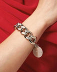 Mini Flat Chain Bracelet Silver - Vanessa Baroni