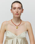 Shell Necklace coral