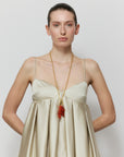 Single Coral Necklace coral