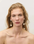 Hanging Organic Pearl Earring Pearl - Vanessa Baroni