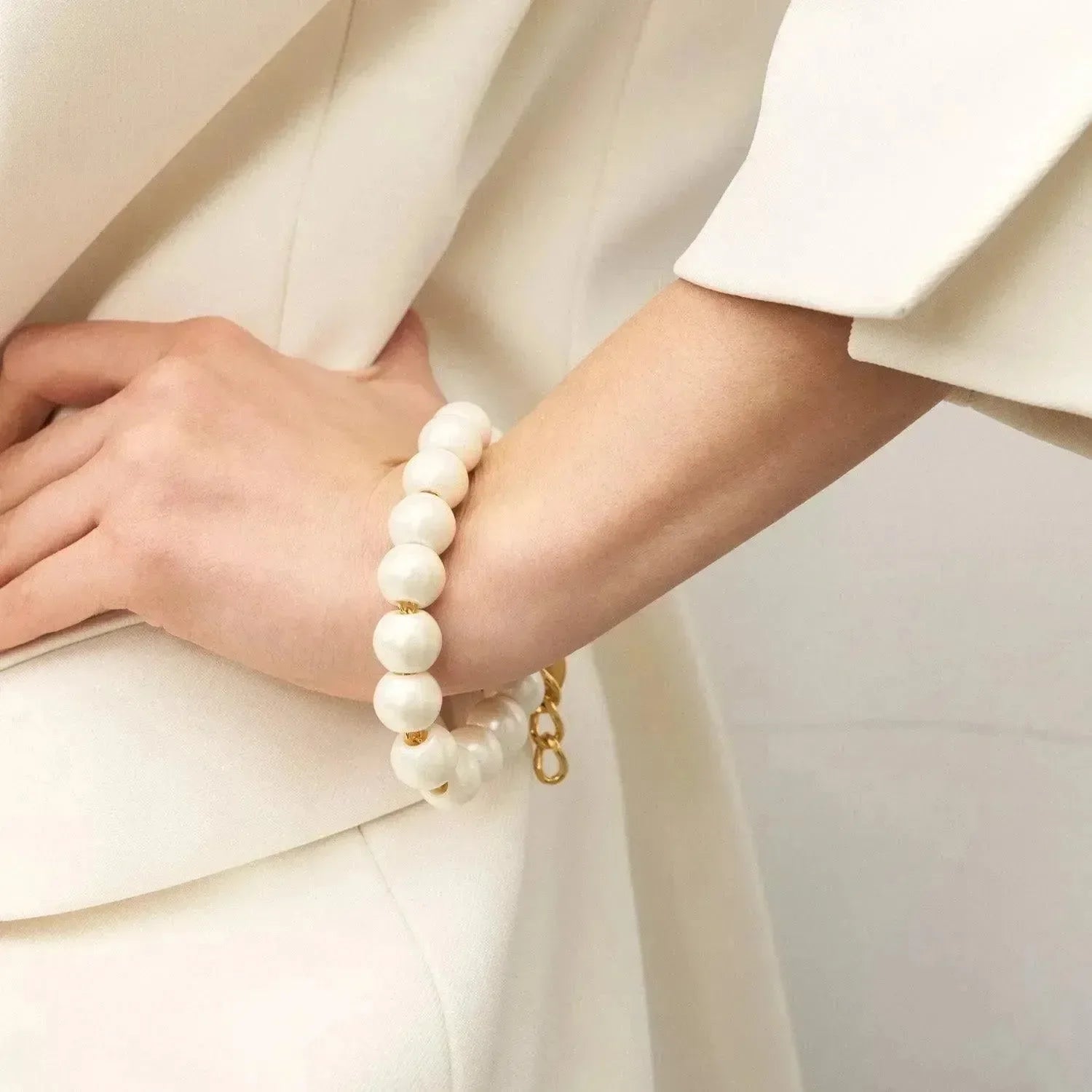 Mini Beads Bracelet Pearl - Vanessa Baroni