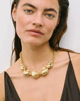 Multi Shell Necklace Gold - Vanessa Baroni