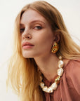 Big Nugget Earring Gold
