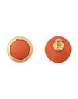 Vintage Round Earring orange