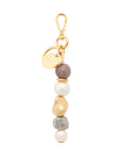 Winter Ibiza Key Chain Charm green beige