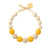 VB X BONSOL Raffia Beads Necklace Yellow-Sand