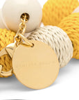 VB X BONSOL Raffia Beads Necklace Yellow-Sand